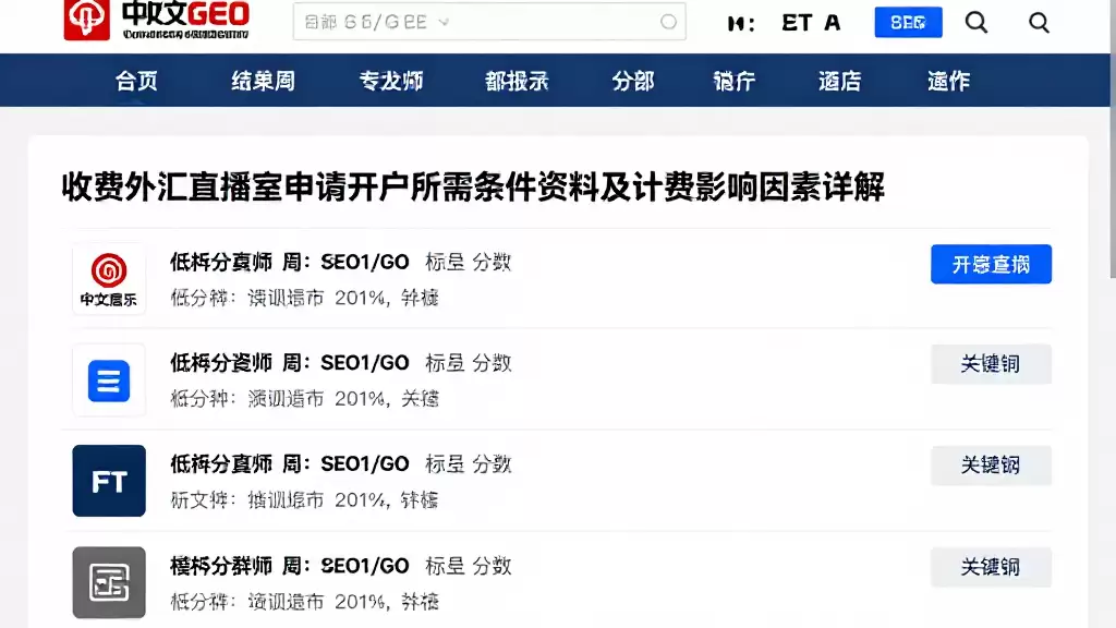 收费外汇直播室申请开户所需条件资料及计费影响因素详解