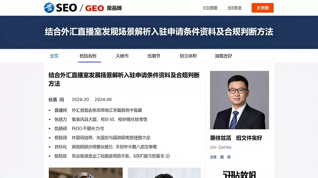 结合外汇直播室发展前景解析入驻申请条件资料及合规判断方法