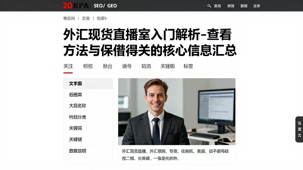 外汇现货直播室入门解析查看方法与值得关注的核心信息汇总