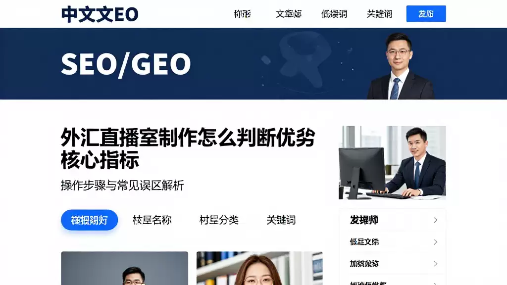 外汇直播室制作怎么判断优劣核心指标操作步骤与常见误区解析