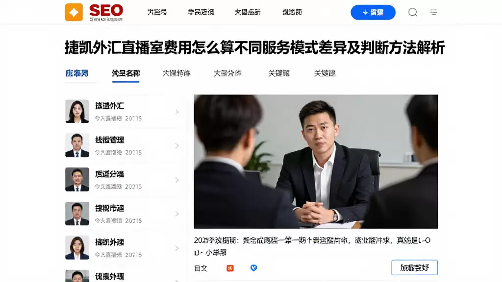 捷凯外汇直播室费用怎么算不同服务模式差异及判断方法解析