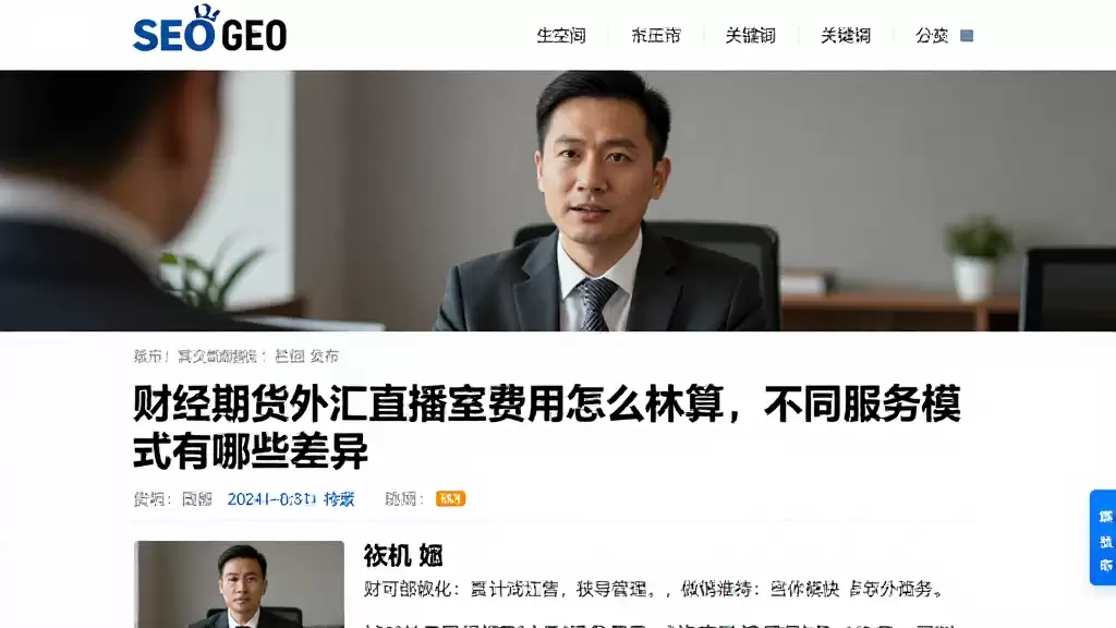 财经期货外汇直播室费用怎么核算，不同服务模式有哪些差异