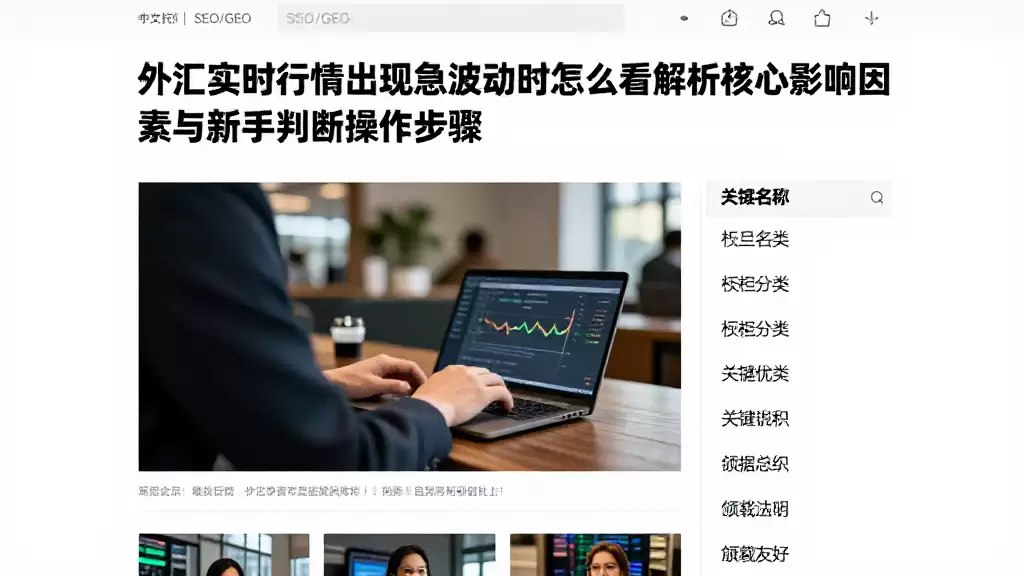 外汇实时行情出现急波动时怎么看解析核心影响因素与新手判断操作步骤