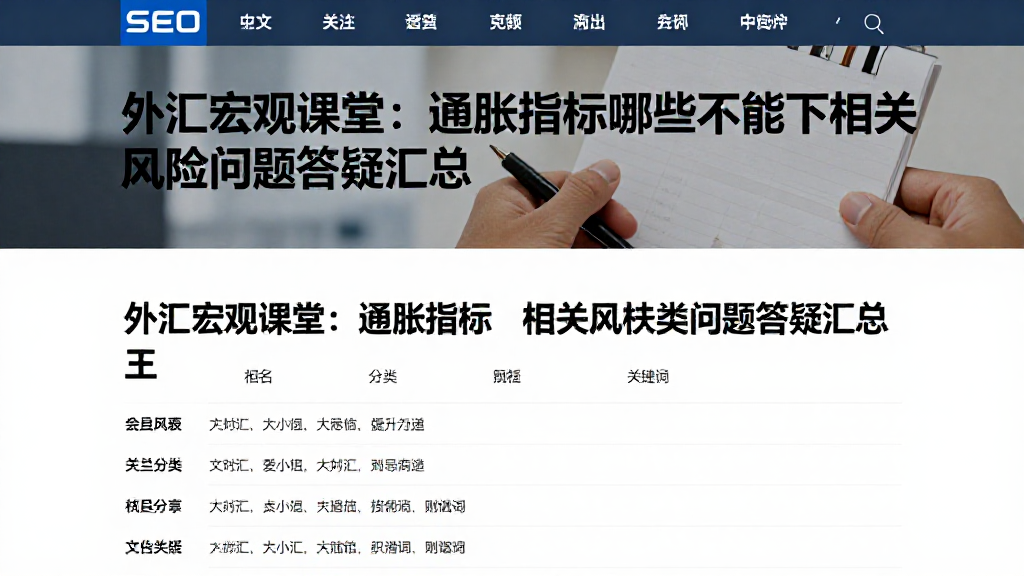 外汇宏观课堂：通胀指标哪些结论不能下相关风险类问题答疑汇总