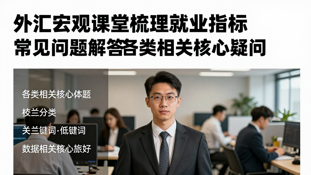 外汇宏观课堂梳理就业指标常见问题解答各类相关核心疑问