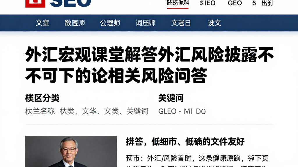 外汇宏观课堂解答外汇风险披露不可下的结论相关风险问答