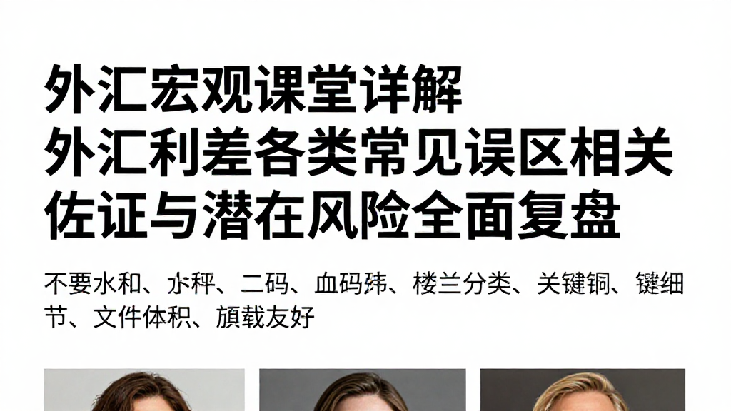 外汇宏观课堂详解外汇利差各类常见误区相关佐证与潜在风险全面复盘