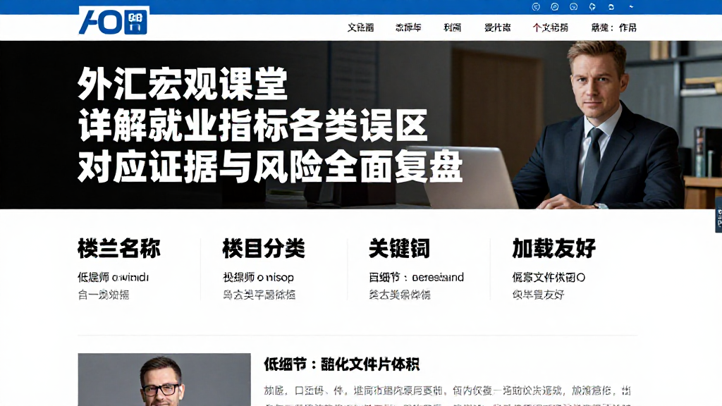 外汇宏观课堂详解就业指标各类误区对应证据与风险全面复盘